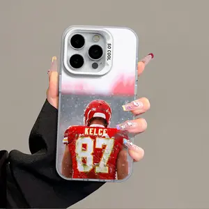 Chiefs IPhone 17 Promax Phone Case Anti Drop Case Suitable For IPhone 16 15 14 13 12 11 Xs Plus Samsung S25 S24 S23 S22 Ultra FE Acrylic Protective Shockproof Rugged Case Rugby