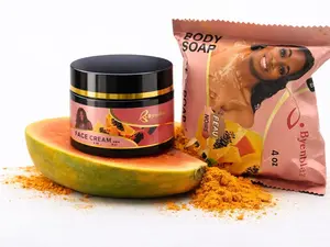 BYENNWA NATURAL TUMERIC PAPAYA  SET FACE CREAM