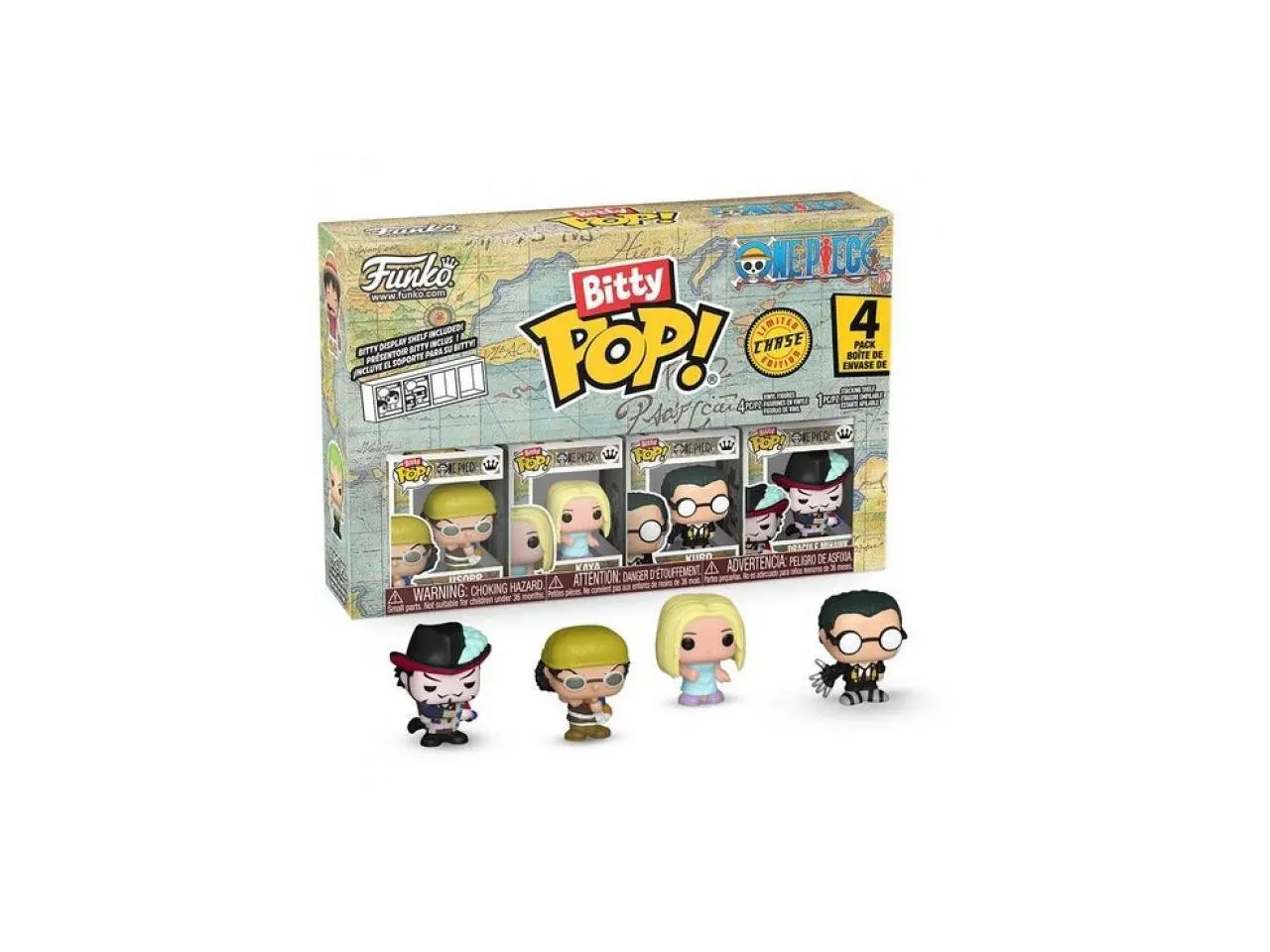 Funko Bitty POP! One Piece Usopp 4-Pack Mini Figures