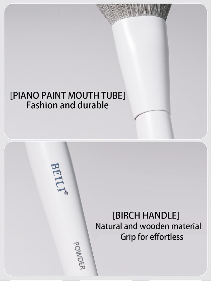 BEILI 12-Piece Ultimate Makeup Brush Set Ultra-Soft Bamboo Charcoal Silk Vegan Bristles Strong Absorption Natural Antibacterial Properties Perfect for Foundation Powder Blush Eyeshadow & More Stylish Pink or White, New Year's Eve Makeup