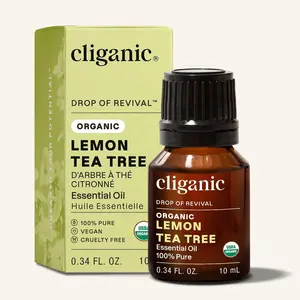 Organic Lemon Tea Tree Essential Oil for Aromatherapy and Natural Health - Healthcare Therapeutic Healthy Aromatic Pure