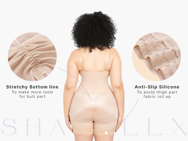Shapellx AirSlim Firm Tummy  Bodysuit With Butt Lifter Shorts Shapewear Womenswear