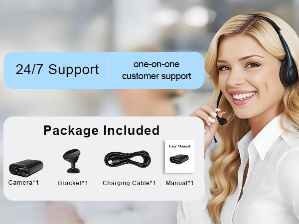 Magenetic Wireless  Camera, Auto Night-Vision ,1080P high-definition camera,Motion  detection,Nanny Cam,Office and car monitoring cameras for home ,Safety,Tiny size