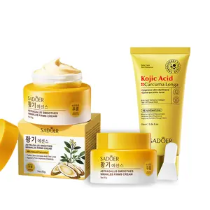 Facial Nourishing Set: Anti-wrinkle and brightening, moisturizing and hydrating: firms the skin, reduces wrinkles | Triple nourishment, revitalizes mature skin, improves skin sagging and dullness. Revitalizing and repairing face cream.