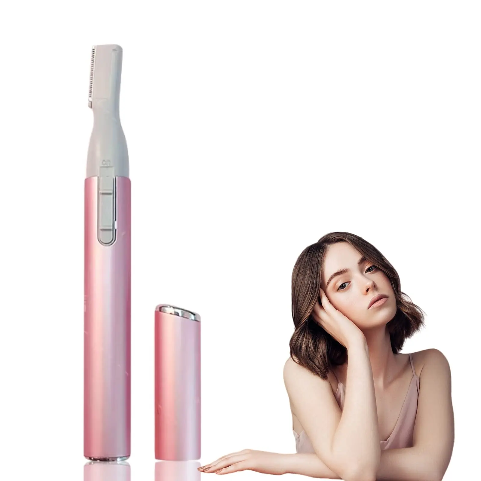 Women's Eyebrow Trimmer Razor, Electric Eyebrow Shaver, Eyebrow Shaper, Safe Hair Removal Tool, Smooth Skin Friendly Design, Perfect for Daily Use, Portable Eyebrow Trimmer, Eyebrow Shaping Tool