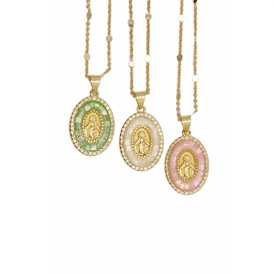 Miraculous Virgin Amulet Necklace