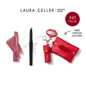 Love Your Lips Duo Lipstick & Liner - Jelly Balm Hydrating Lipstick and Waterproof Lip Liner