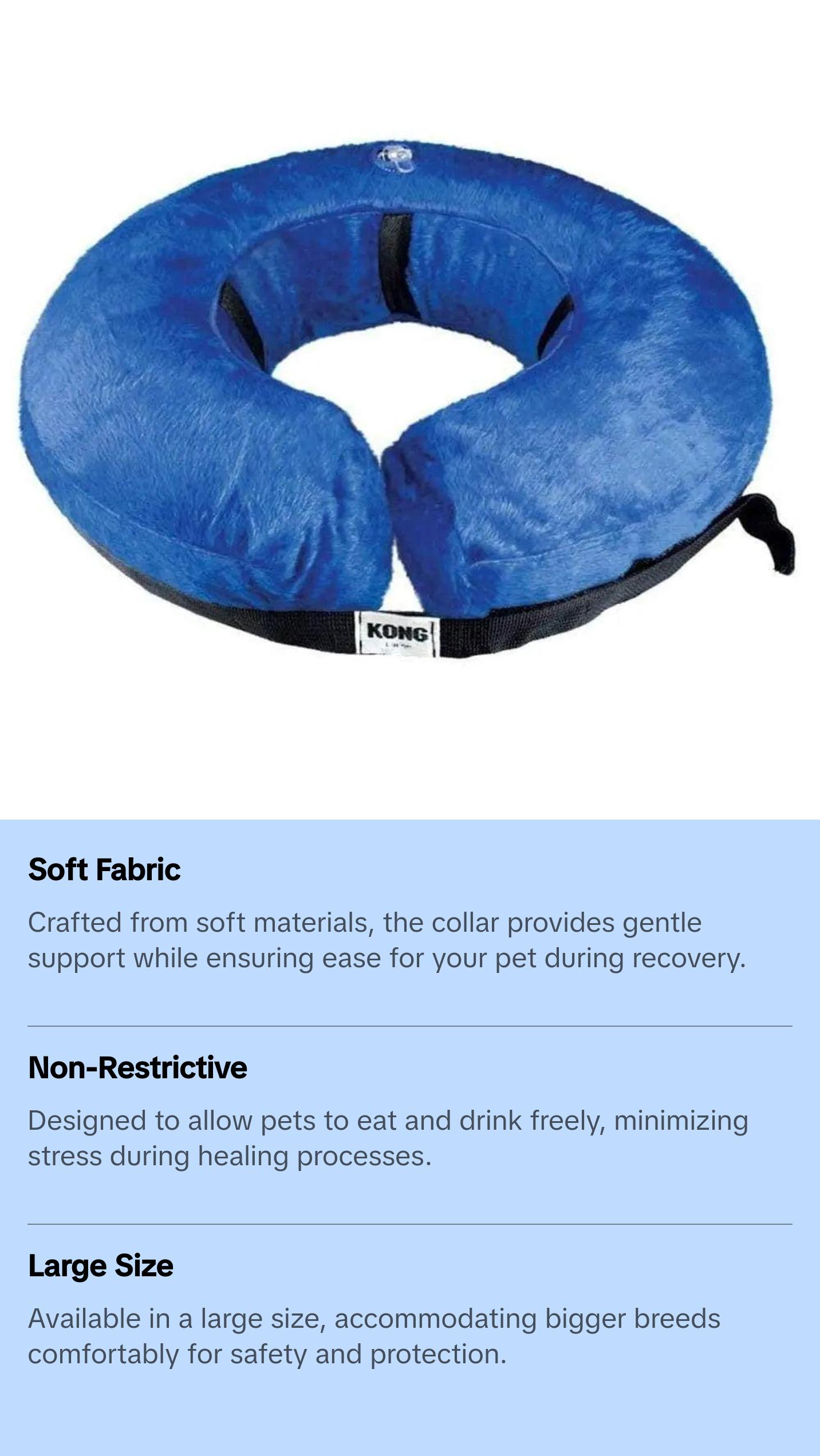 Kong® Cloud™ Dog Collar Blue Large