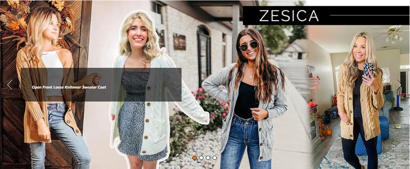 ZESICA Women's Cardigan Sweaters 2025 Fall Button Down Open Front Cable Knit Casual Trendy Winter Clothing Outerwear