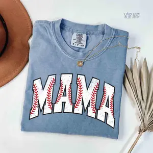 Comfort Colors Baseball Mama Shirt, Baseball Game Day Shirt, Raising Ballers T-shirt, Baseball Season Mom Shirt, Retro Baseball Mom Shirt