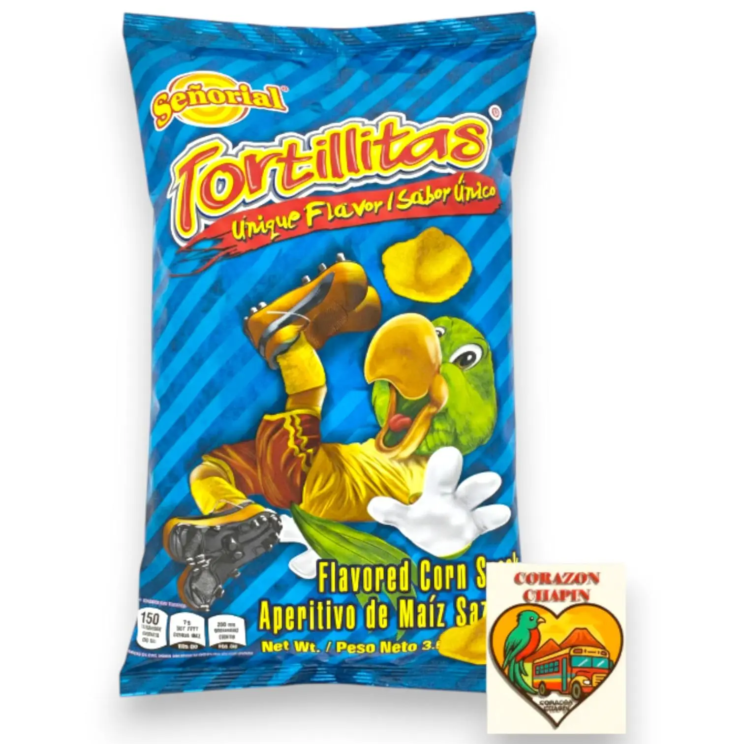 Senorial Tortillitas Familiar Unique Flavor Central American Culture Snack Flavored Corn Snack 3 oz Authentic Frito Lay Taste