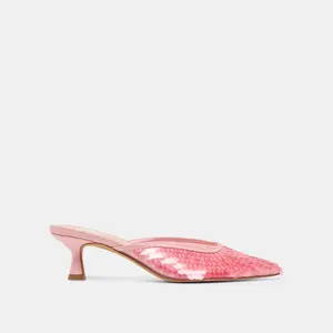 Dolce Vita CLEO SEQUIN HEELS LIGHT PINK SEQUIN