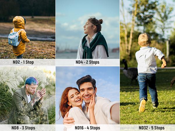 NEEWER FL-B09 Filter Set with 0.75x Wide Angle Lens for DJI Osmo Pocket 3, CPL, Variable ND2-ND32 & Black Diffusion 1/4 Filter Kit for Vlog, Travel Filming & Content Creation