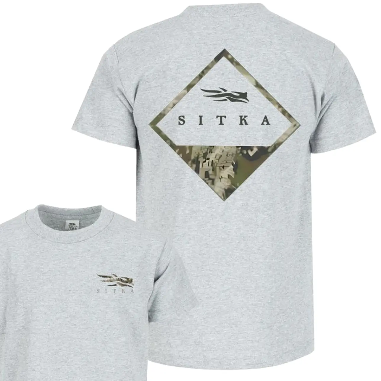 Sitka Optifade Badge Camo Unisex T-Shirt - Men's Tee, Versatile Layer for Outdoor Adventures, Perfect for Everyday Style DSY