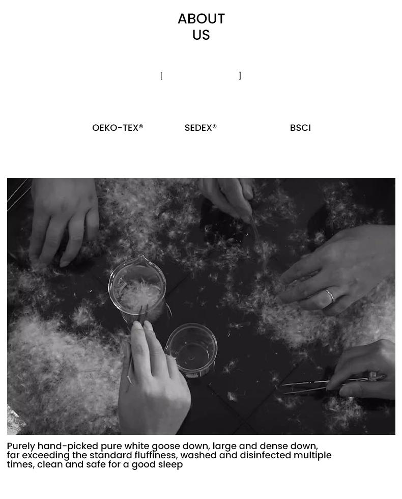 APSMILE Goose Feather Down Duvet Comforter-Fluffy Duvet Insert-Luxurious bedding comforter Kingsize Queensize gray white duvet insert Hotel collection comfy comforter fluffy cloud bed duvet blanket-TikTokShopLaborDaySale