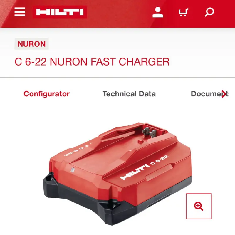 C 6-22 fast charger