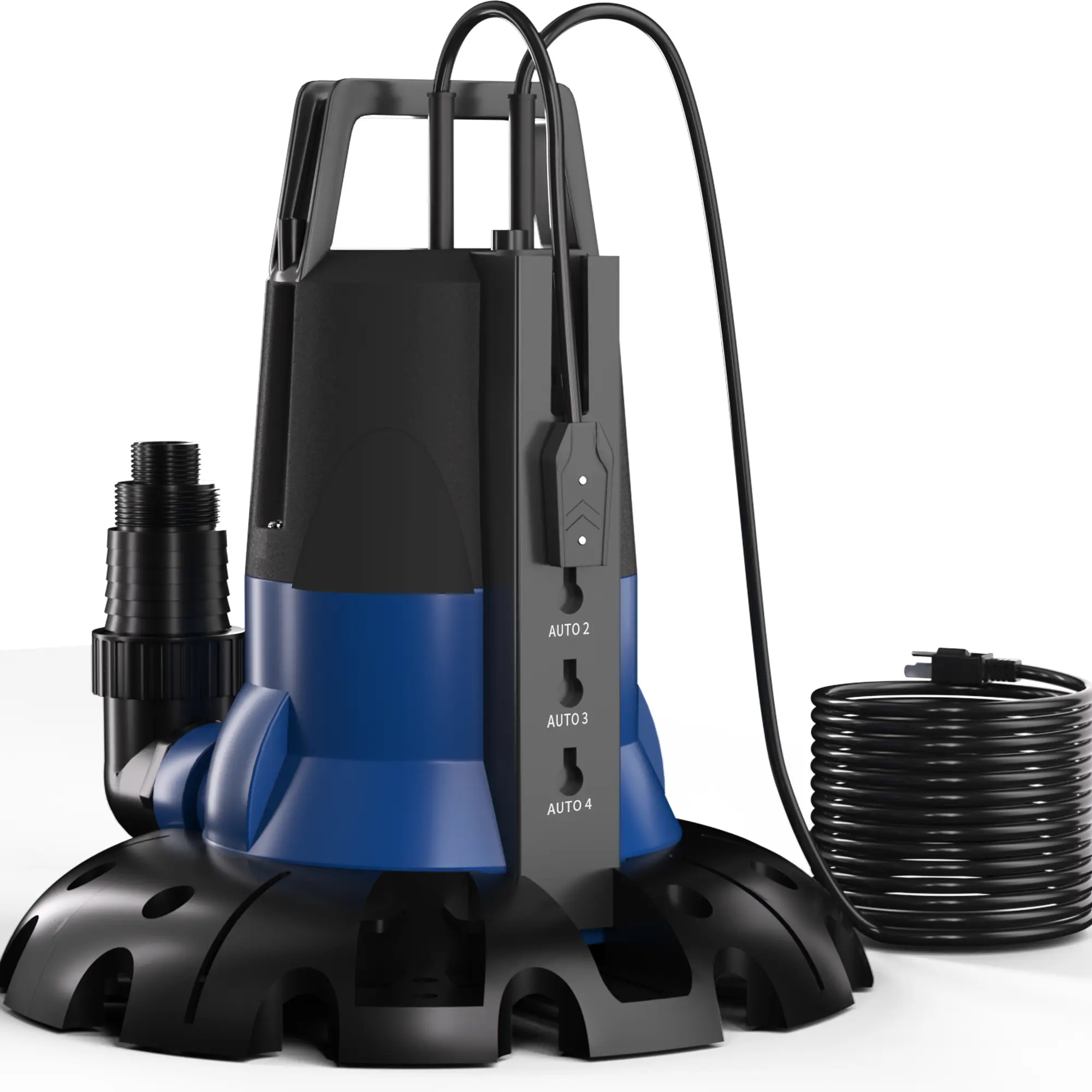 Cofiyard1/2 HP Automatic Pool Cover Pump 3200 GPH Submersible Water Pump Inground & Above Ground, Water Removal Sump Pump with 25 Feet Power Cord for Swimming Pool Garden Pond Basement Window Well Swimming Pool Pumps