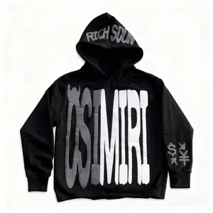 Hoodies Harajuku Letter Hoodie Streetwear Pullover Star Print Sweatshirt