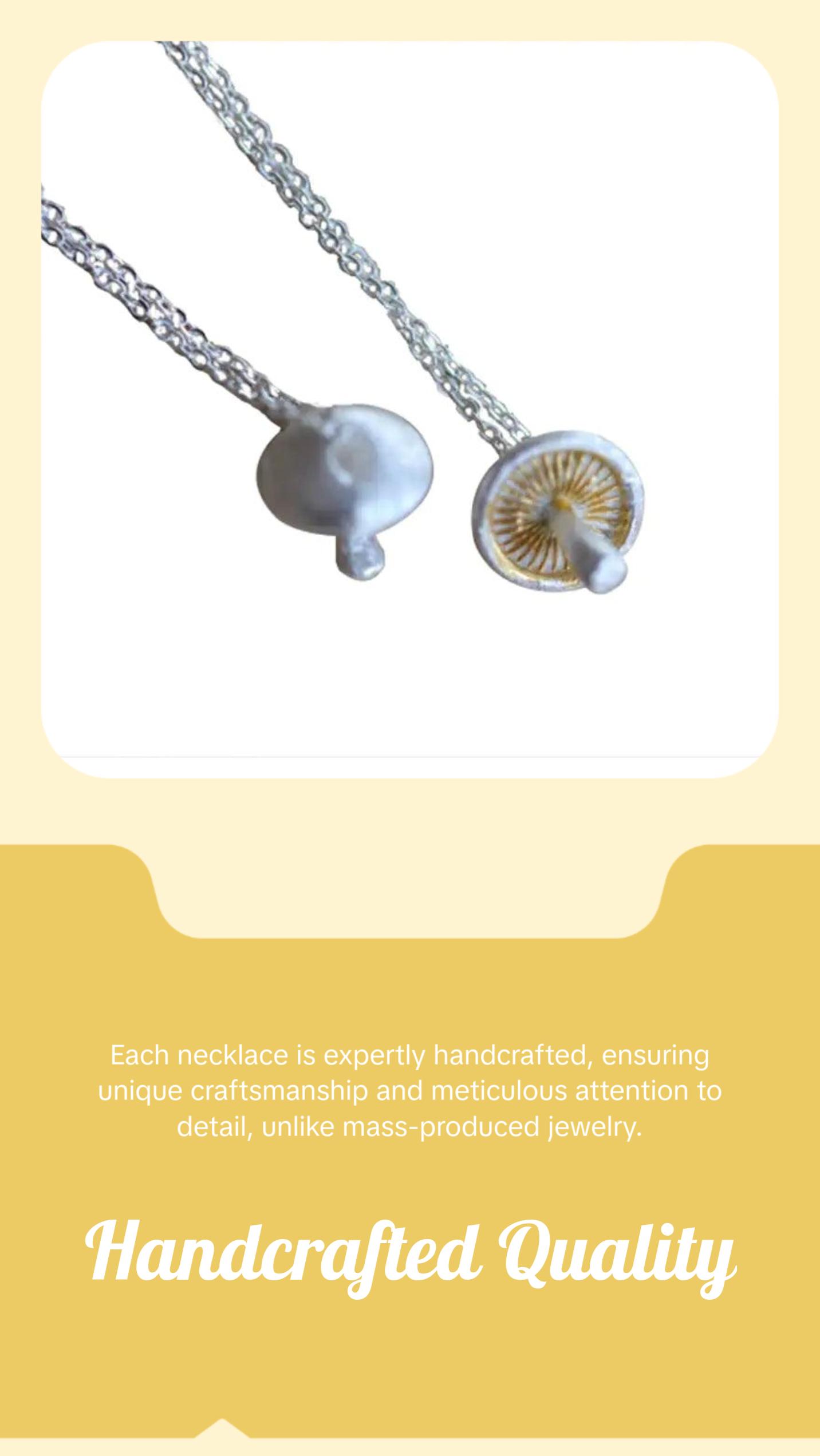 Mushroom Necklace Mushroom Necklace