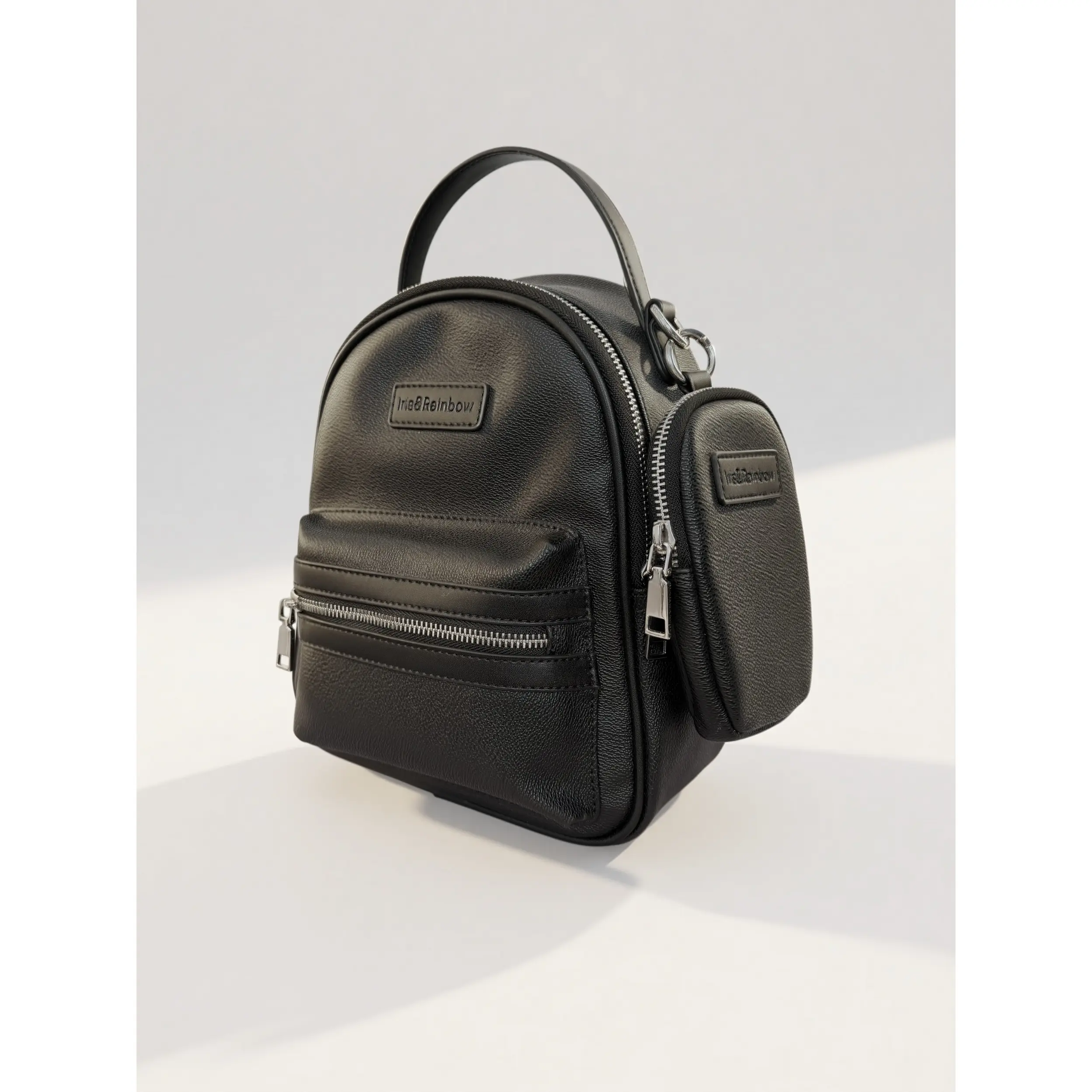 The Iris Street Chic Mini Backpack Faux Leather (#9010) By Iris & Rainbow