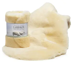 Desert Breeze Soft New Zealand Baby Sheepskin for All Seasons – Natural Comfort and Large Size