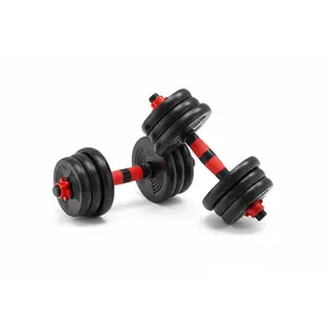 2-in-1 Adjustable Dumbbell & Barbell Set – 44lb Versatile Home Gym Weight Kit