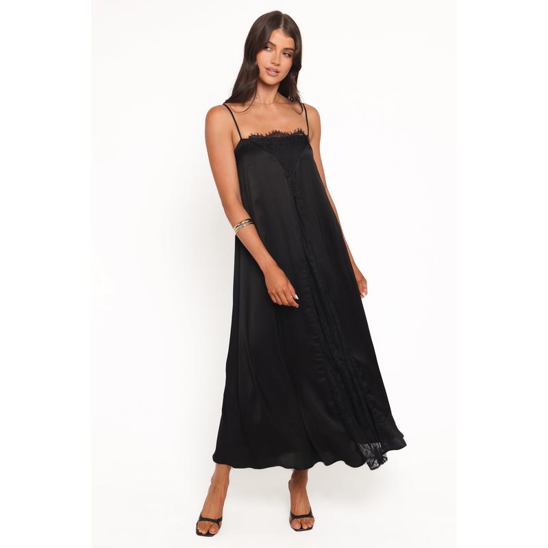 Halsey Midi Dress - Black