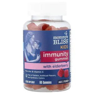 Mommy's Bliss Kids, Immunity Gummies with Elderberry, 2 Years+, 60 Gummies