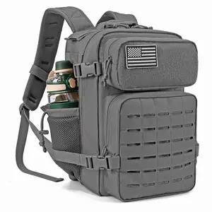 25L Tactical Backpack Outdoor Bag for Fitness MOLLE Backpack GYM for Women/Men EDC Hiking Survival Rucksack Witch Bottle Holder ReFire Gear