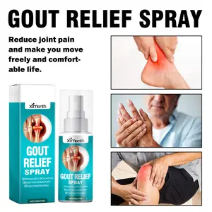 Ximonth Gout Relief Spray, Relieve Lumbar Joint Muscle Knee Soreness Activating Muscles And Bone Health Care  Joint & Muscle Soreness Relief for Lumbar & Knee, Musculoskeletal Soothing Body Care Spray