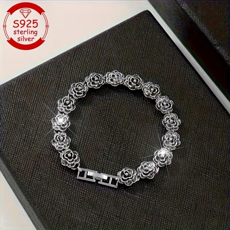 Ladies' Rose Bracelet – Perfect for birthdays, Valentine’s Day, Teacher’s Day, Christmas, New Year’s Day gifts, daily wear, vacations, parties & weddings. Minimalist elegant women’s jewelry.