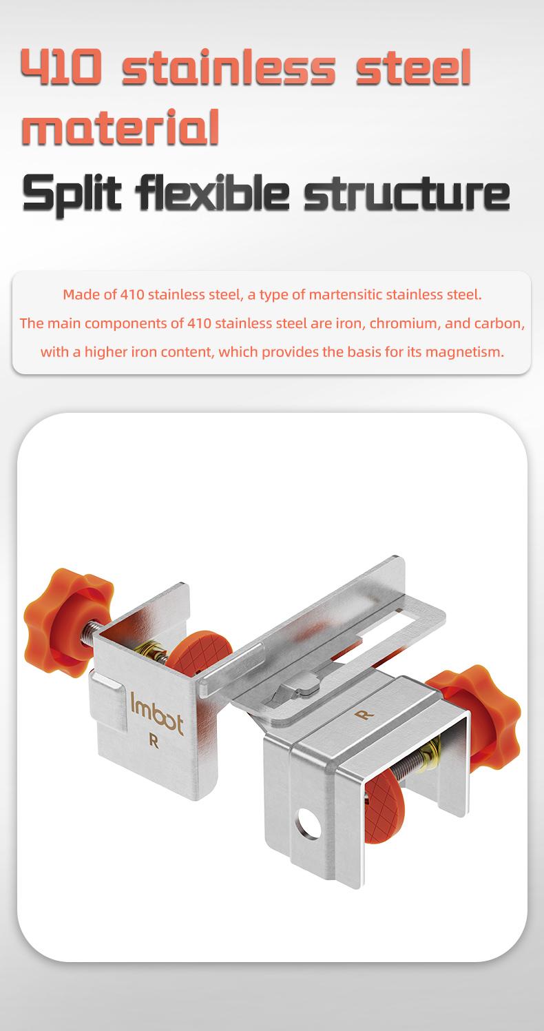 IMBOT Side Mount Drawer Clamp | Universal Drawer Panel & Slide Fixture | Quick-Install Adjustable Clamp | Drawer Panel Tool | Drawer Front Clamps