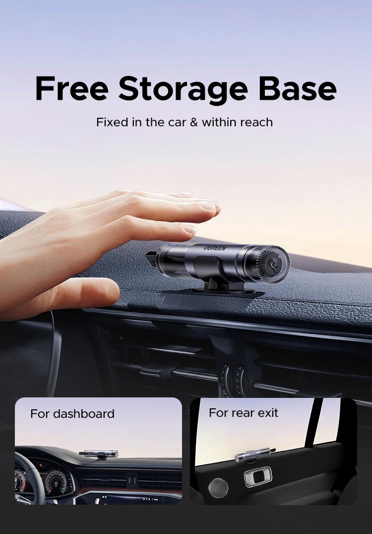 UGREEN 2-in-1 Car Window Breaker & Seatbelt Cutter,Upgraded Safe Hammer Glass Breaker Under Water, Car Hammer Seatbelt Cutter Window Breaker Emergency Escape Tool, Glass Breaker for New Cars– Must For Car-Emergency Escape Tool, TikTokShopHolidayHaul