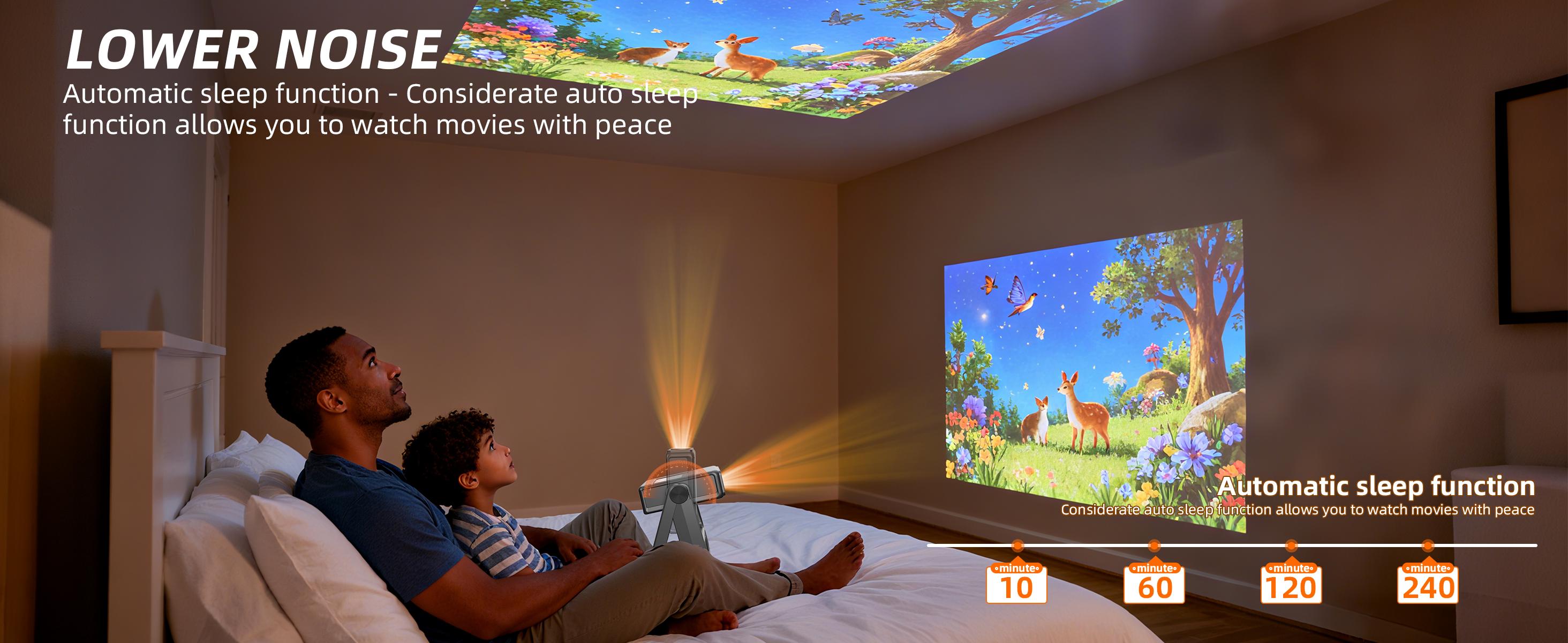 XBJ  Projector 4K 800ANSI Lumens WiFi6/5G BT5.2 Smart Touchscreen 150 Inch Screen for Home Cinema & Outdoor Movies High-Quality Christmas Gifts Christmas gift Holiday Haul