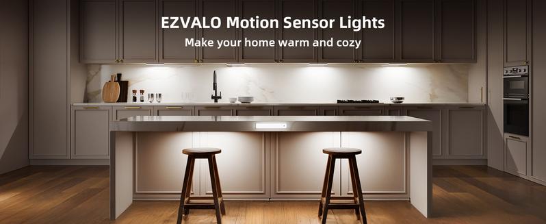 EZVALO 62 LED Under Cabinet Lights with Charging Station, Rechargeable Motion Sensor Light Indoor, 3 Color Temps, Remote Control, Timer, Dimmable Wireless Closet Lighting for Kitchen, Wardrobe, Pantry Valentines Day Gifts EZVALO 62 LED Under Cabinet Lights with Charging Station, Rechargeable Motion Sensor Light Indoor, 3 Color Temps, Remote Control, Timer, Dimmable Wireless Closet Lighting for Kitchen, Wardrobe, Pantry Valentines Day Gifts