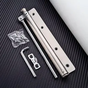 Stainless Steel Door Closer, Adjustable Door Closer with Screw Accessories, Automatic Door Closer, Door Hardware for Home Use, Heavy Duty