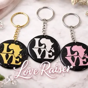 Africa Love Keychains