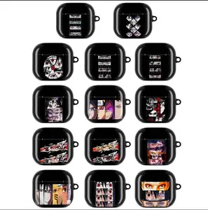 Dark Anime Mystic Eyes Collection – Ninja Power & Supernatural Eye Aesthetic Cases - Mystic Anime Eyes – Dark Ninja Power Sharingan Aesthetic AirPods Case, Anime Manga Supernatural Eye Art Cover for AirPods 1 2