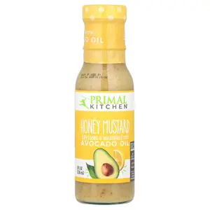 Primal Kitchen Dressing & Marinade Made with Avocado Oil, Honey Mustard, 8 fl oz (236 ml)