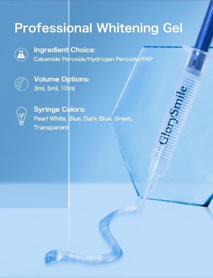 【GlorySmile】 Teeth Whitening Kits and LED Light w/22% Oral