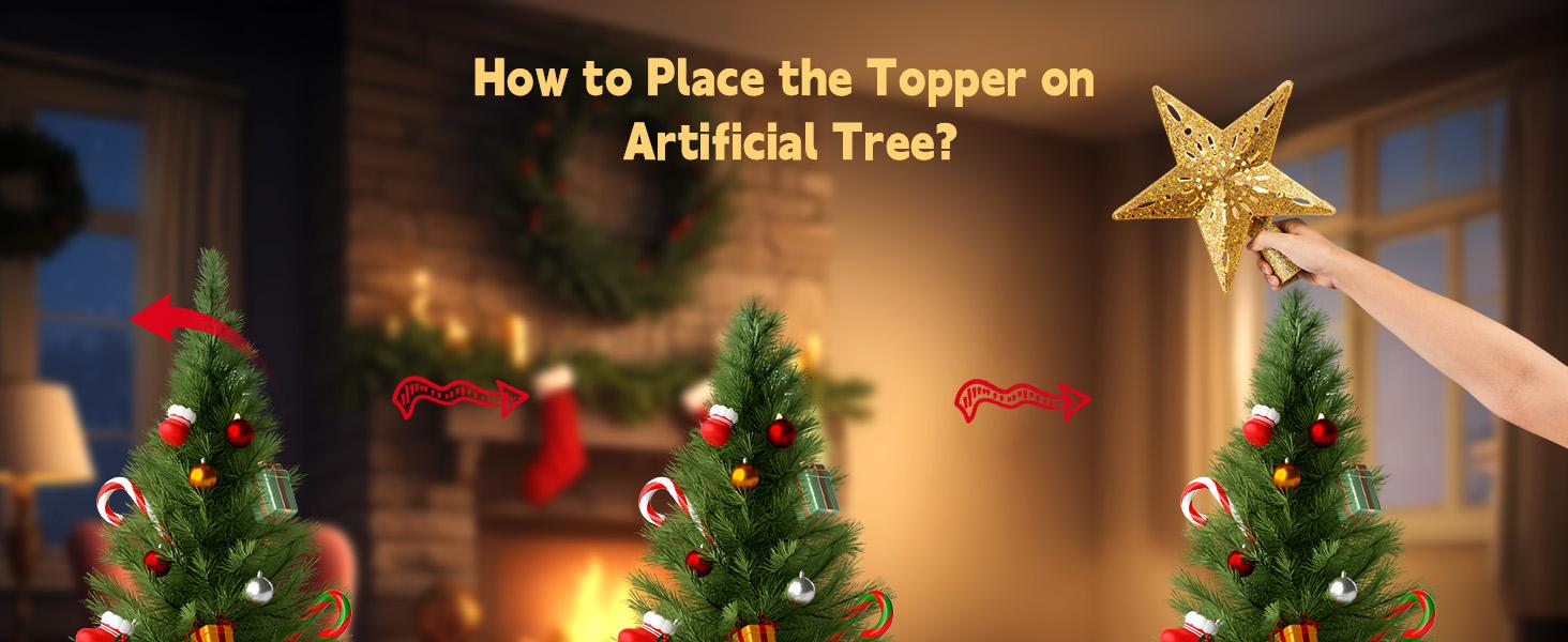 Christmas Tree Topper Angel with Lights, Xmas Tree Toppers Decorations Ornament with White Feather Wings, Plug in Christmas Tree Angel Treetop for Indoor Office Holiday