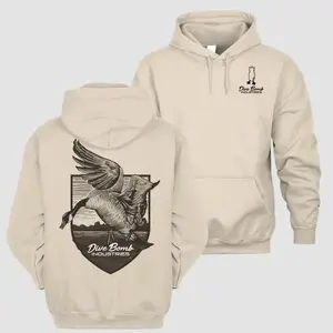 Dive Bomb Industries Hoodie – Flying Goose Hunting Graphic Pullover Hoodie, Outdoor Waterfowl Hunter Streetwear Hoodie Gift for Men california outfit baggy shirt box hoodies august glen black fits lemon demon