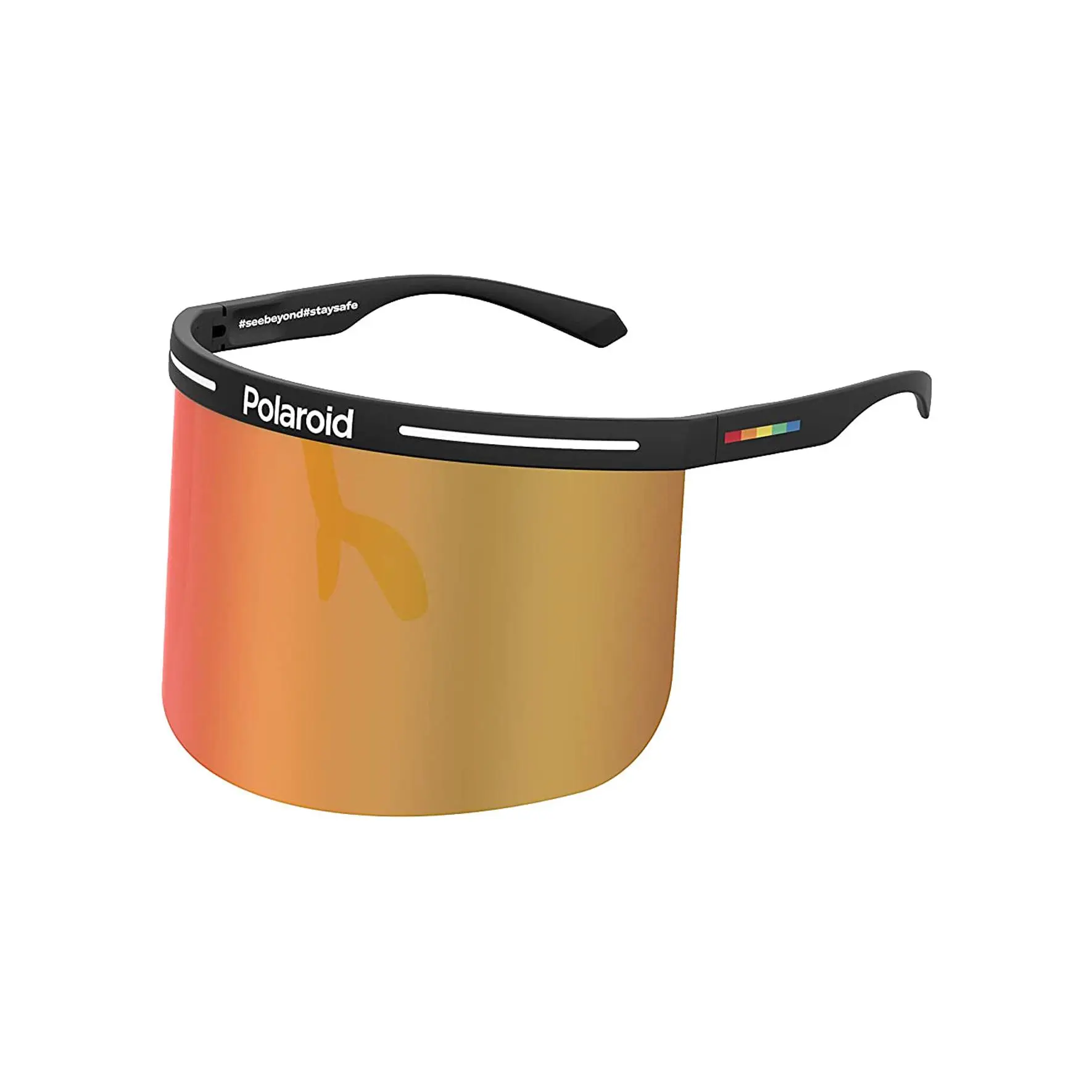 Polaroid Shield Visor w/ Mirrored Lens