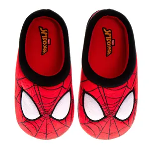 Spiderman Slippers The Amazing Spidey Boys House Shoes Indoor Cozy Plush Slippers