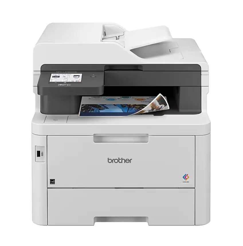 Brother MFCL3780CDW Refurbished Wireless Color All-In-One Laser Printer, Best for Home Office