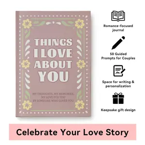 “Things I Love About You” Guided Couples Journal, The Perfect Romantic Gift with 50 Prompts and Colorful Pages to Celebrate Your Love Story Together
