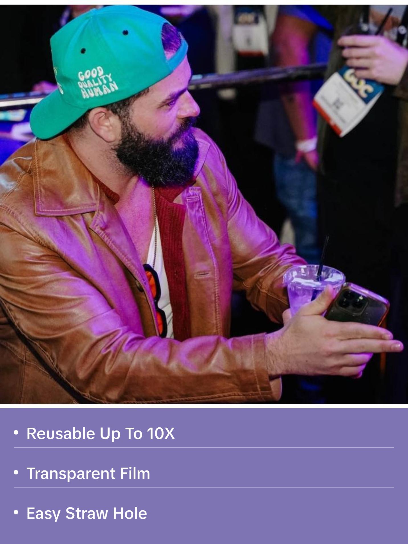 Drink Cover - 10x Pack Sticker