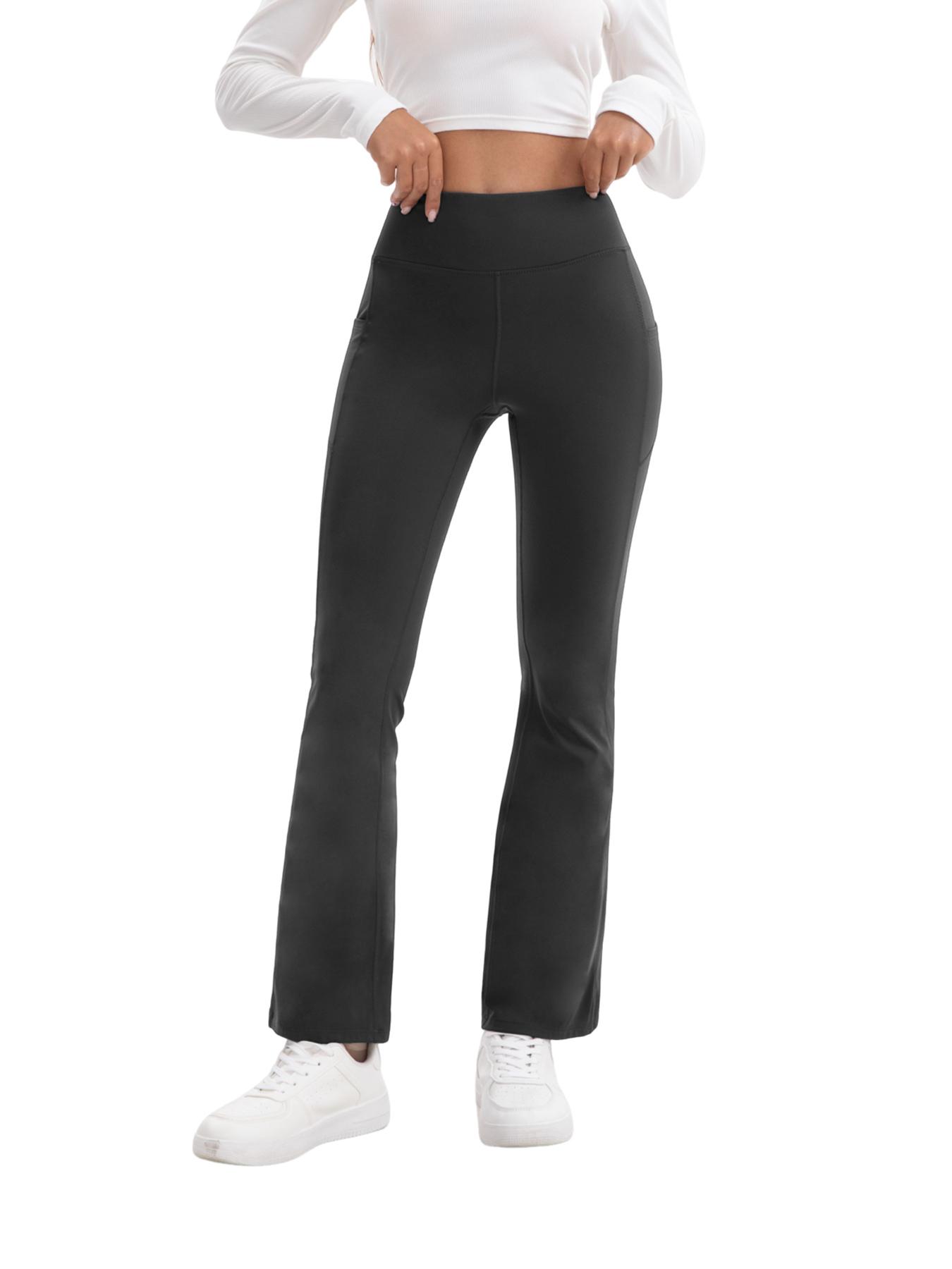 3PCS Warm Fleece-Lined High-Waisted Butt-Lifting Flare Yoga Pants for Women - Leg-Shaping Tights in Dark Gray Light Gray & Black for Winter Daily Wear 3PCS Warm Fleece-Lined High-Waisted Butt-Lifting Flare Yoga Pants for Women - Leg-Shaping Tights in Dark Gray Light Gray & Black for Winter Daily Wear