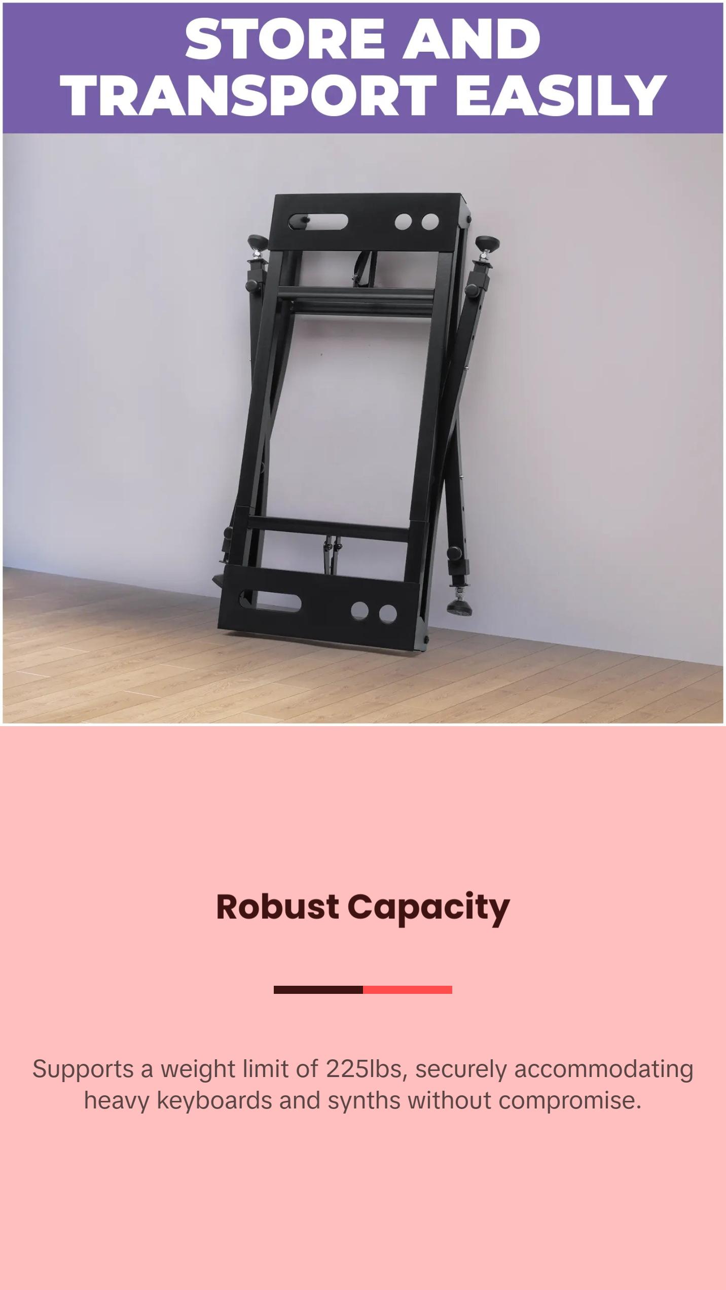 Collapsible Keyboard Stand