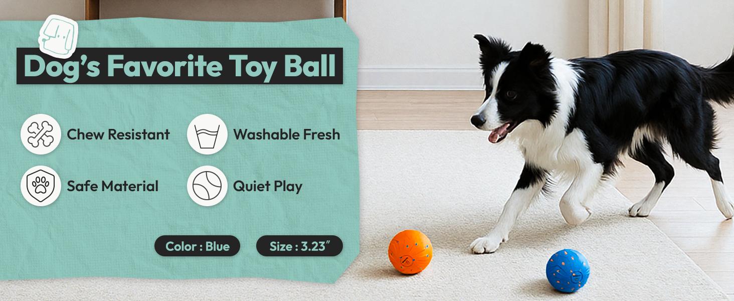 Smart Interactive Dog Toy Ball for Medium and Large Dogs – Automatically Moves, Bounces, and Spins to Keep Pets Active, E-TPU Durable Material, IPX7 Waterproof, 3 Play Modes for Endless Indoor and Outdoor Fun